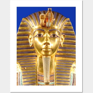 Tutankhamun Pharoah Golden Mask Posters and Art